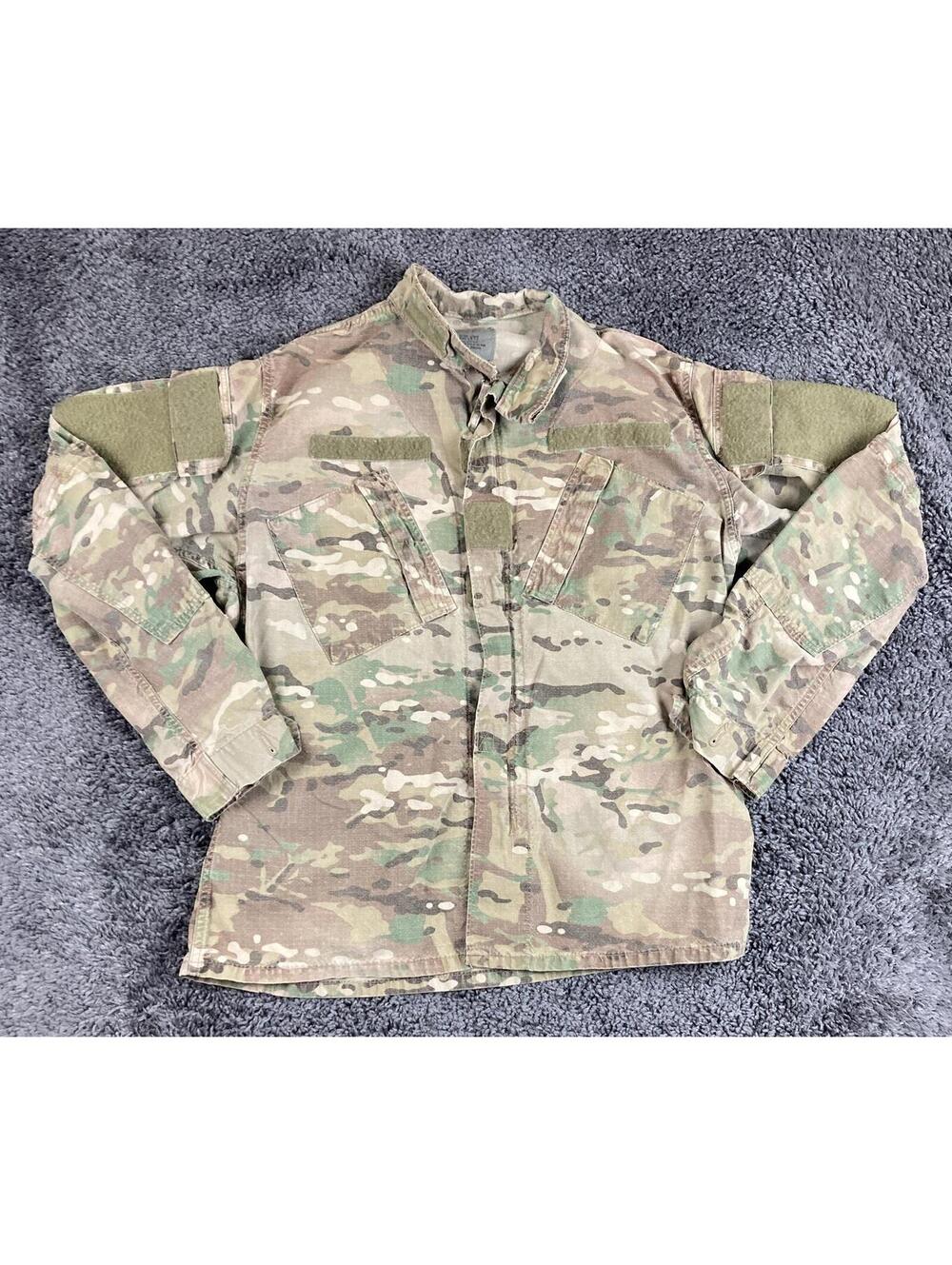 US Army OCP Combat Coat Mens Regular Multicam Camo Jacket FR Sz Medium